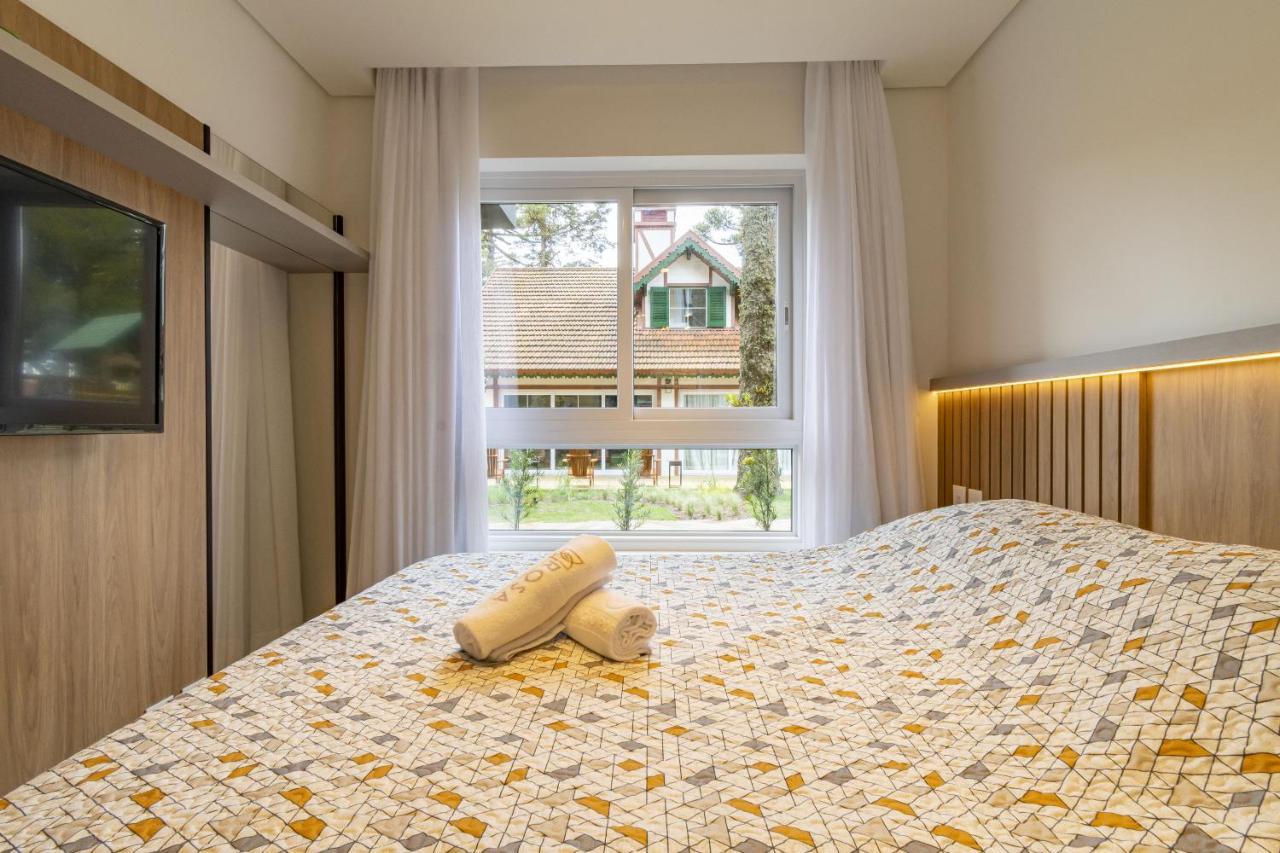 Rosa Apartamento Bav 101 Gramado Bagian luar foto