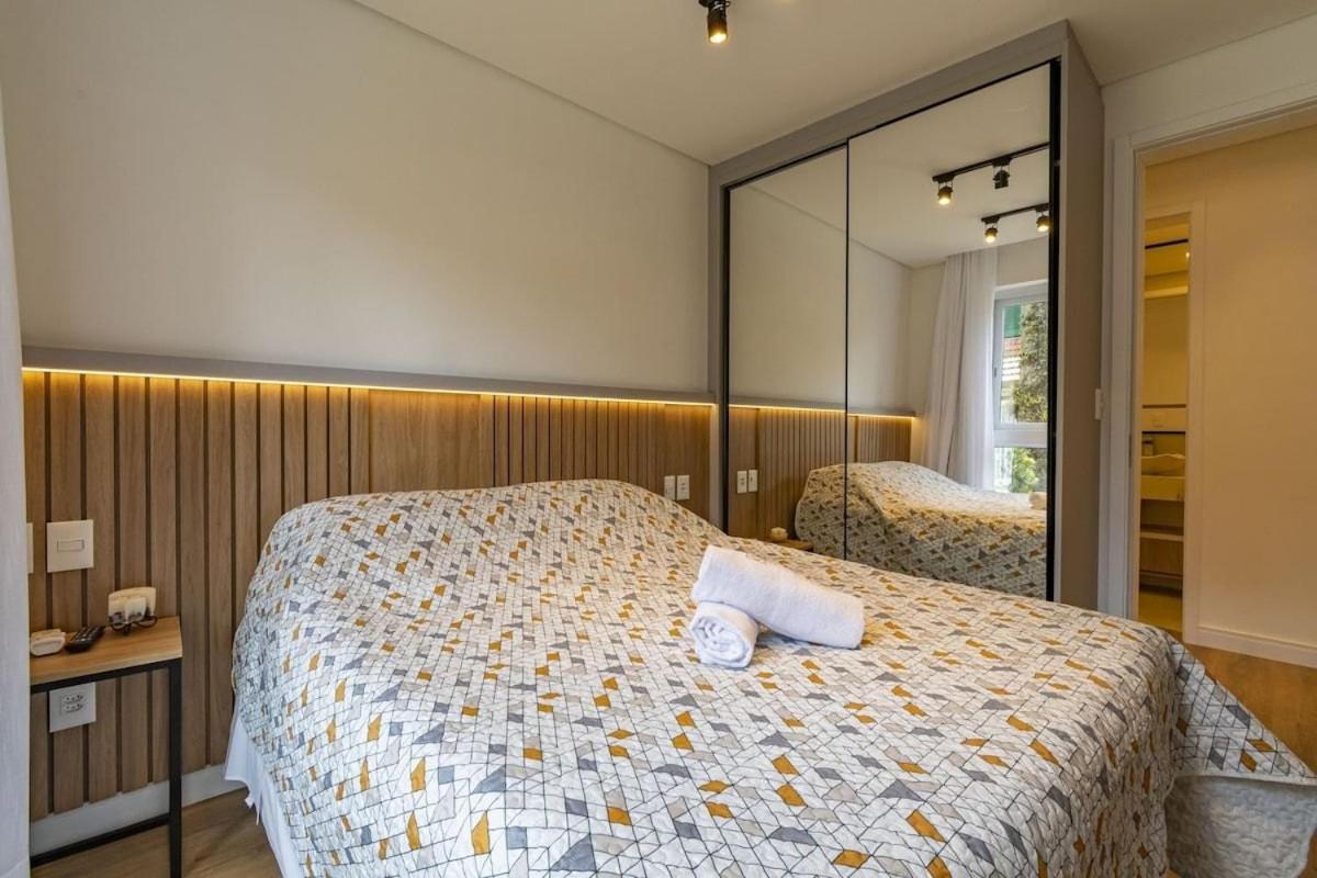 Rosa Apartamento Bav 101 Gramado Bagian luar foto