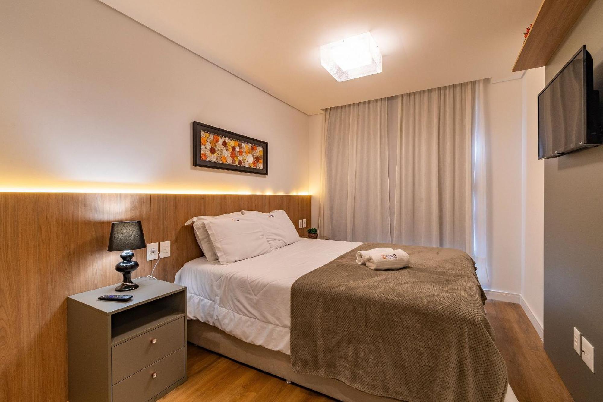 Rosa Apartamento Bav 101 Gramado Bagian luar foto