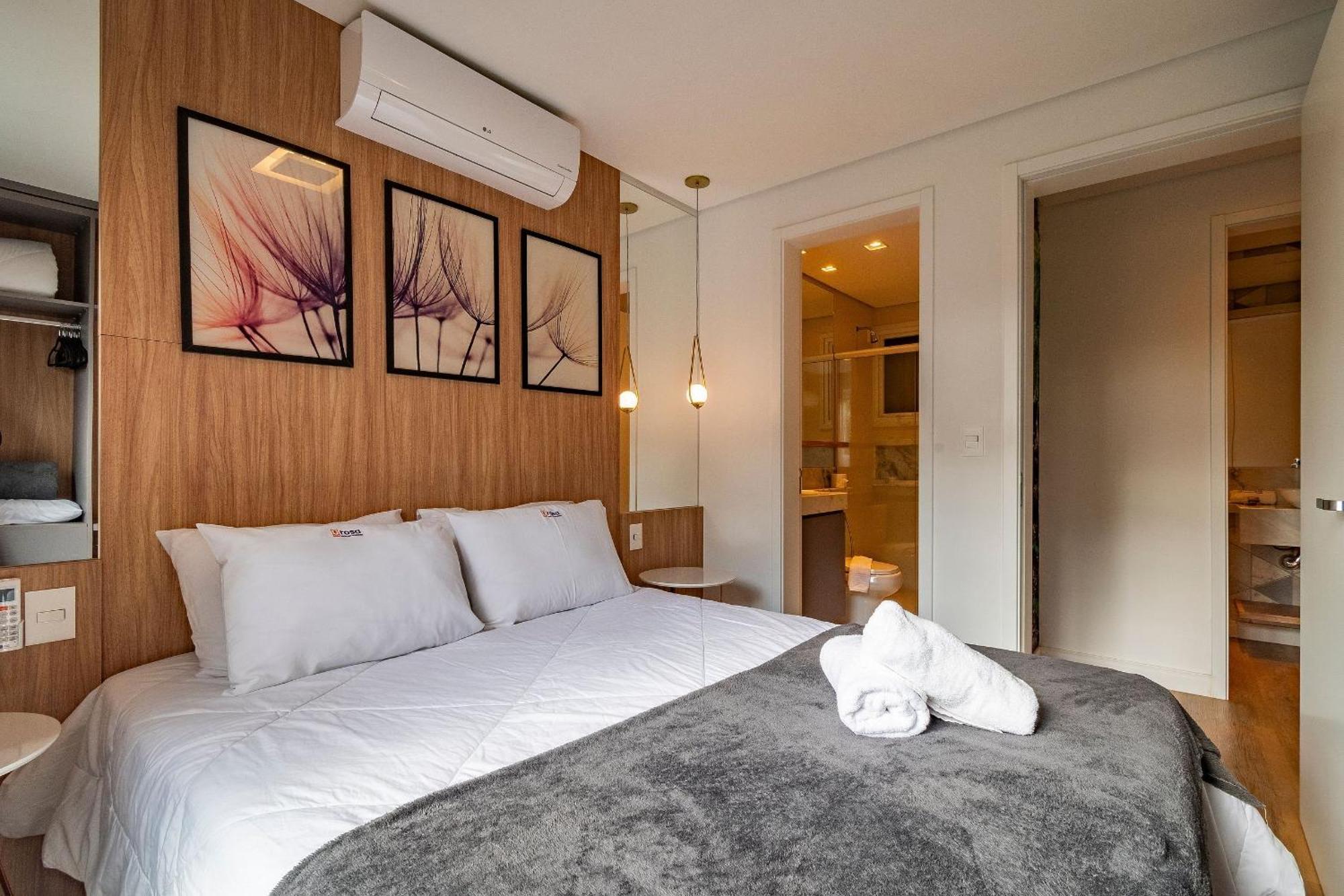 Rosa Apartamento Bav 101 Gramado Bagian luar foto